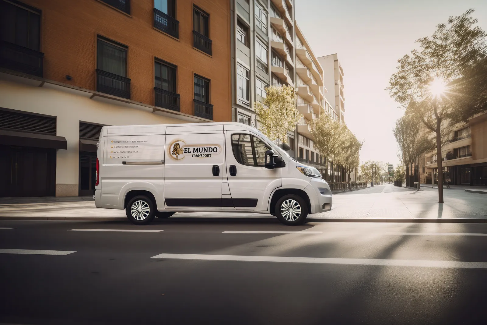 EL MUNDO TRANSPORT Lieferwagen unterwegs in der Stadt